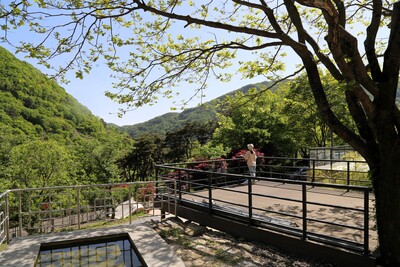 무등산 바우 정원의 캠핑테크