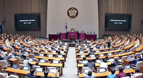 설문조사전문회사 리얼미터에서 정당별 지지도를 조사했다고 26일 밝혔다. (사진=내외뉴스통신)